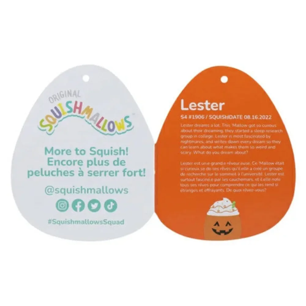 Squishmallows Lester the Pumpkin Latte 4.5